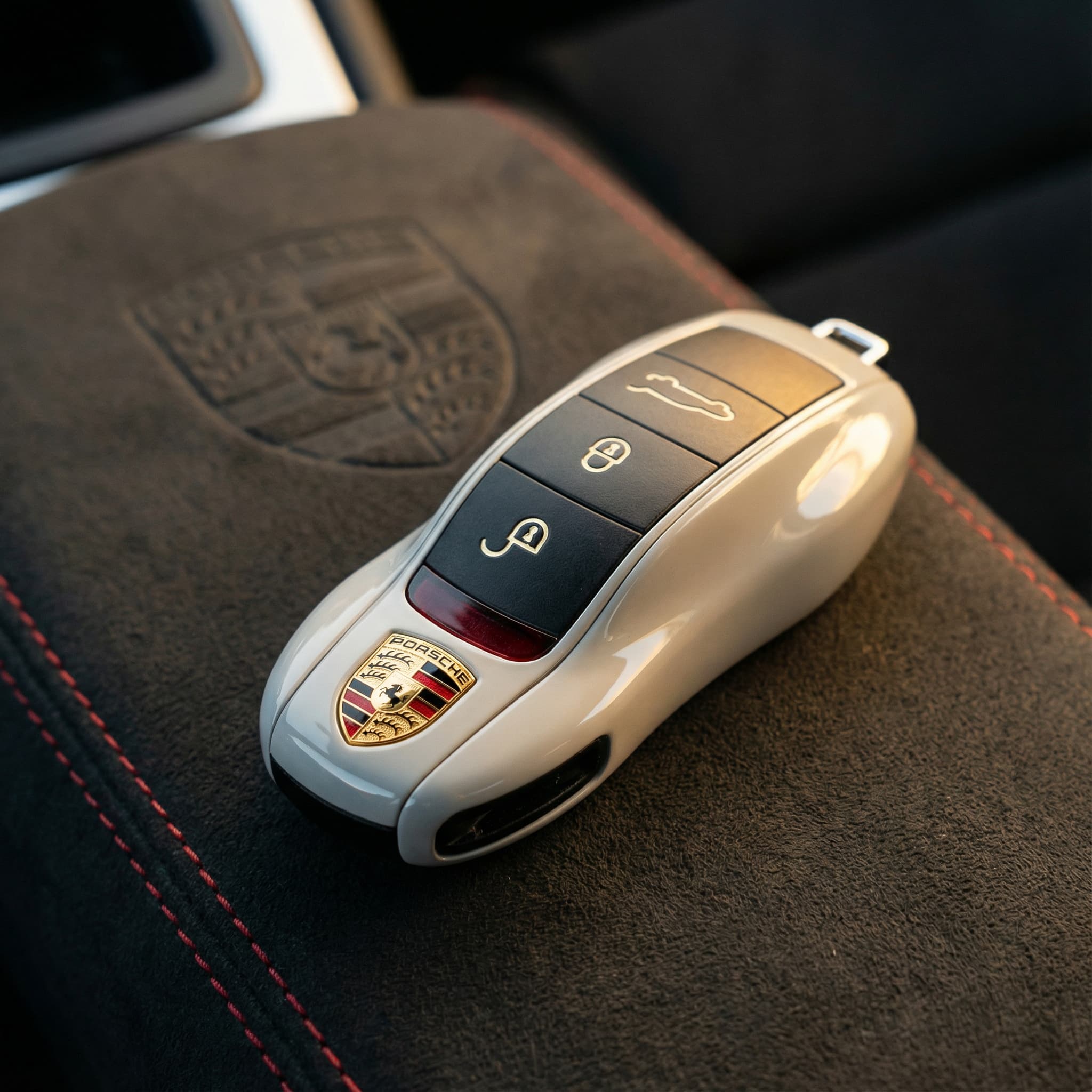 Porsche Key Cover - Painted - Chalk