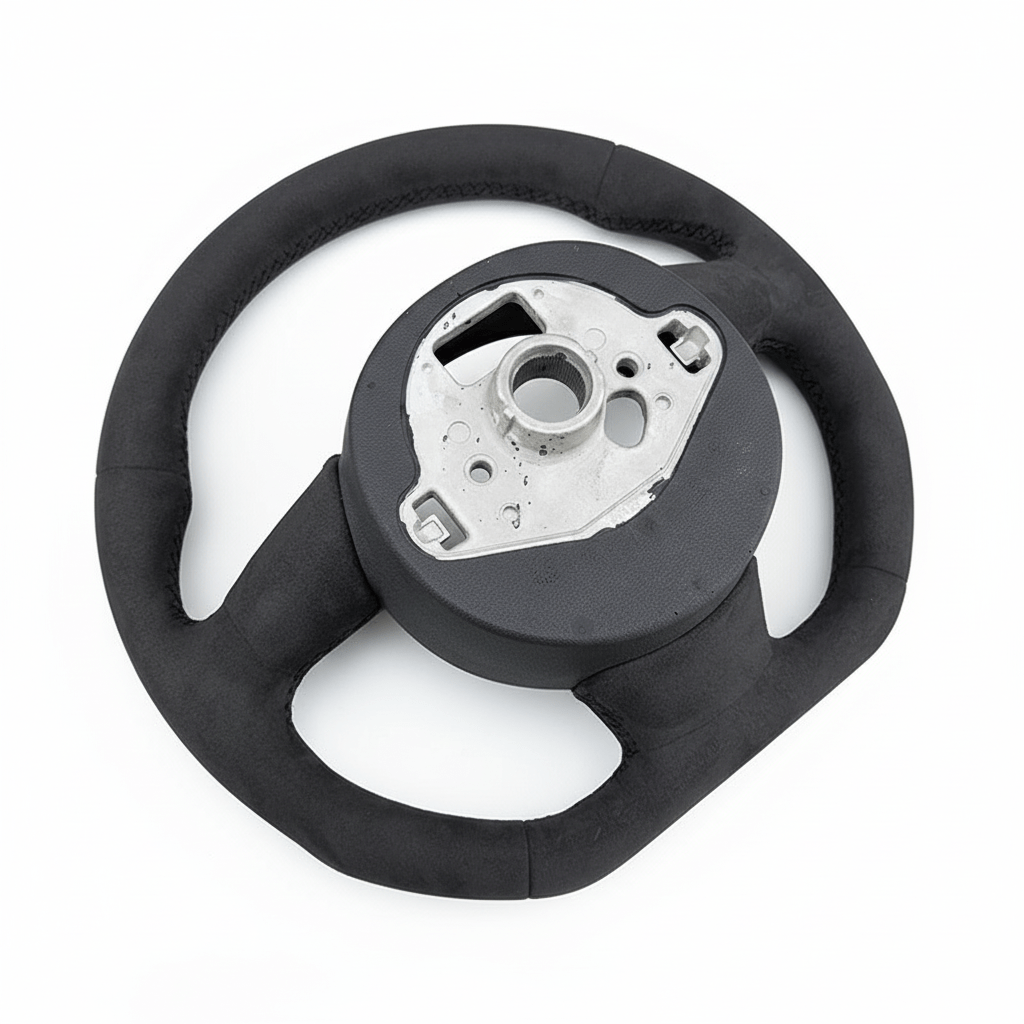 Audi Flat - Bottom Full Alcantara Steering Wheel - Jonparts
