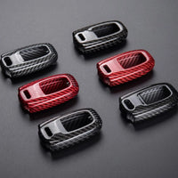 Audi carbon fiber key fob cover, view 6