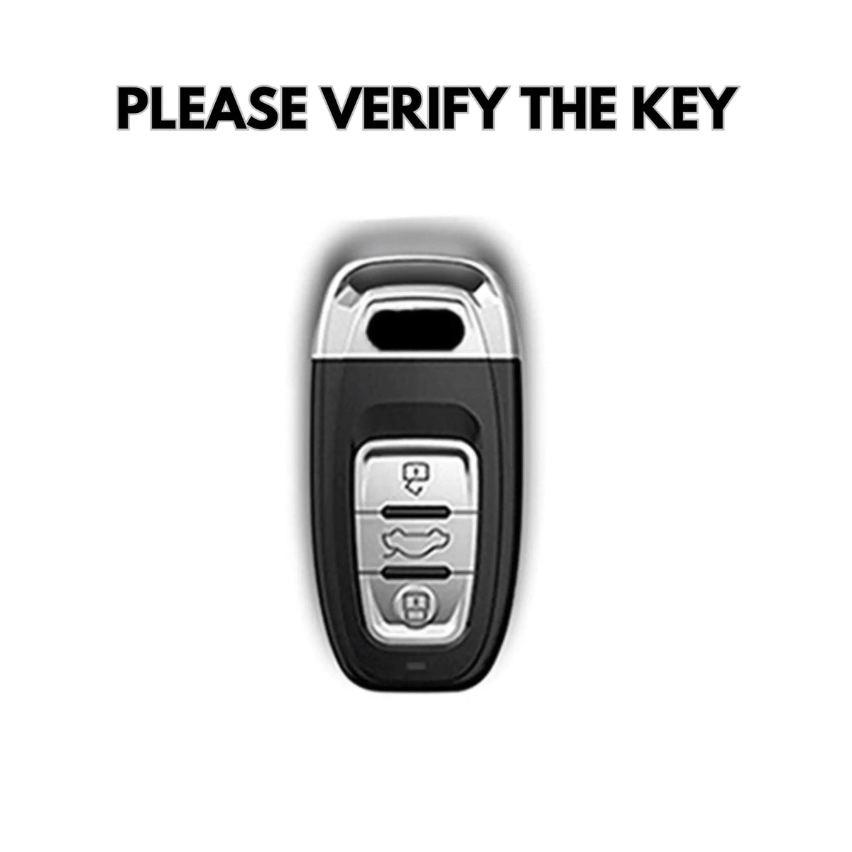 Audi carbon fiber key fob cover, view 4