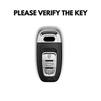 Audi carbon fiber key fob cover, view 4