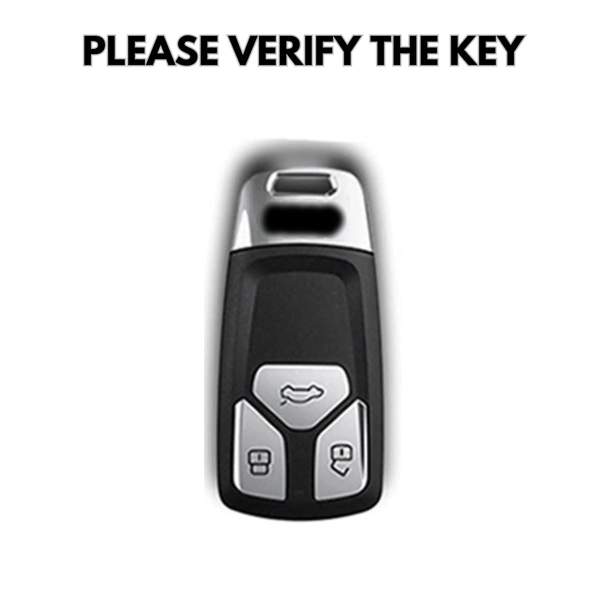Audi carbon fiber key fob cover, view 4