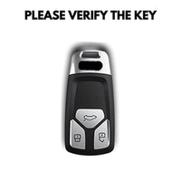 Audi carbon fiber key fob cover, view 4