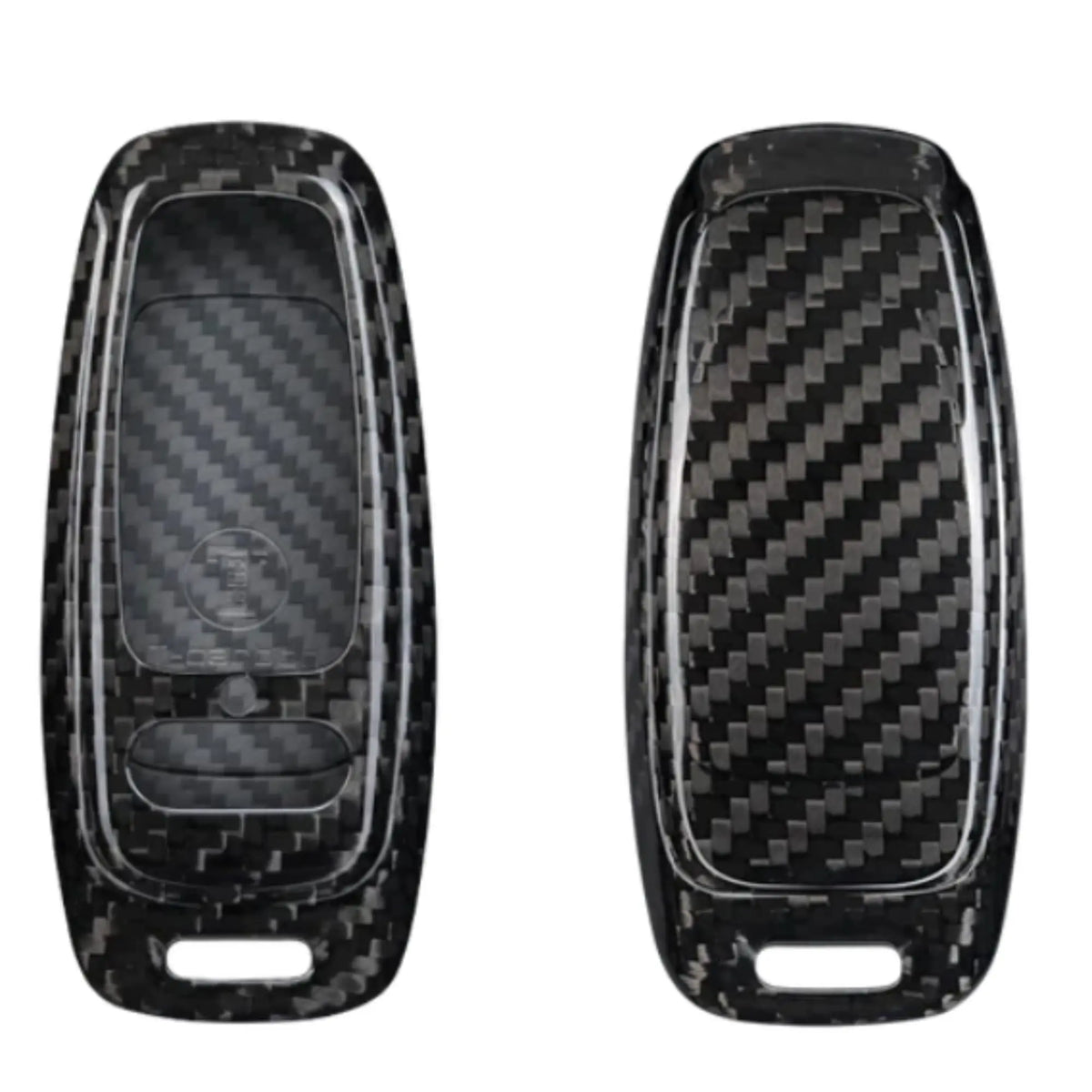 Audi carbon fiber key fob cover, view 3