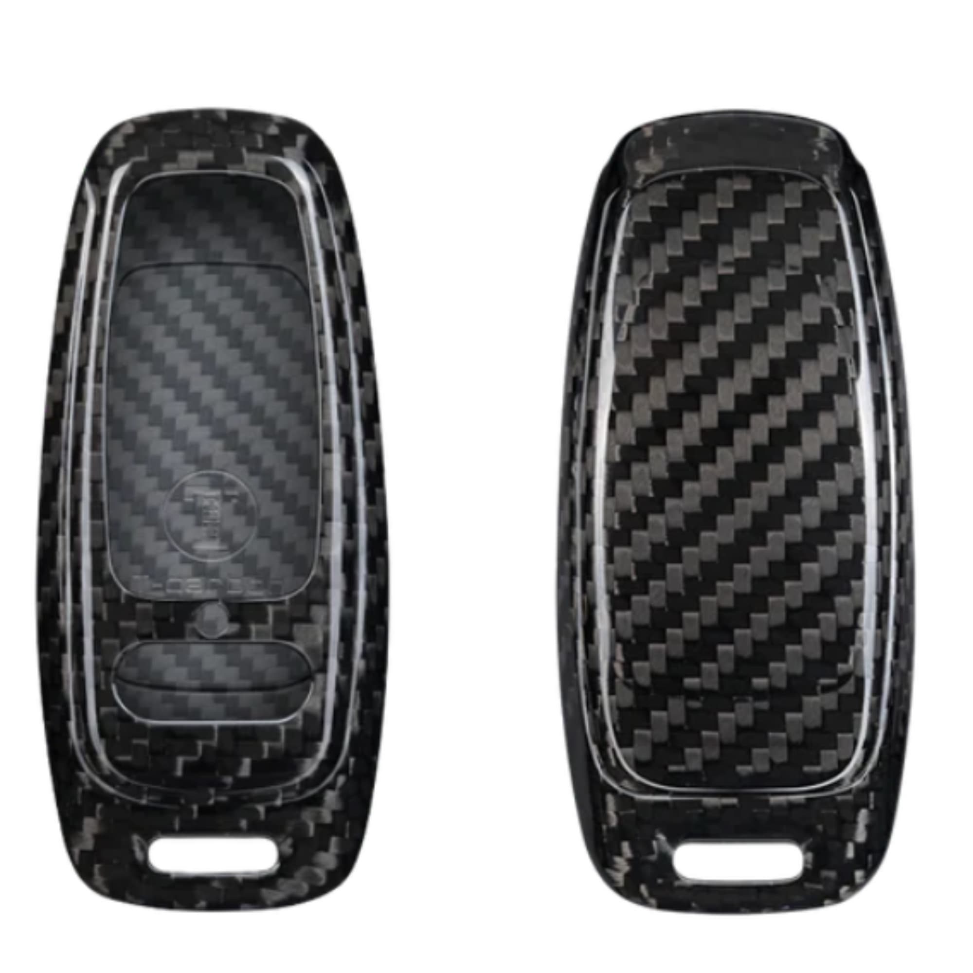 Audi Key Cover – Carbon Fiber Key Fob Case | Style C - Jonparts