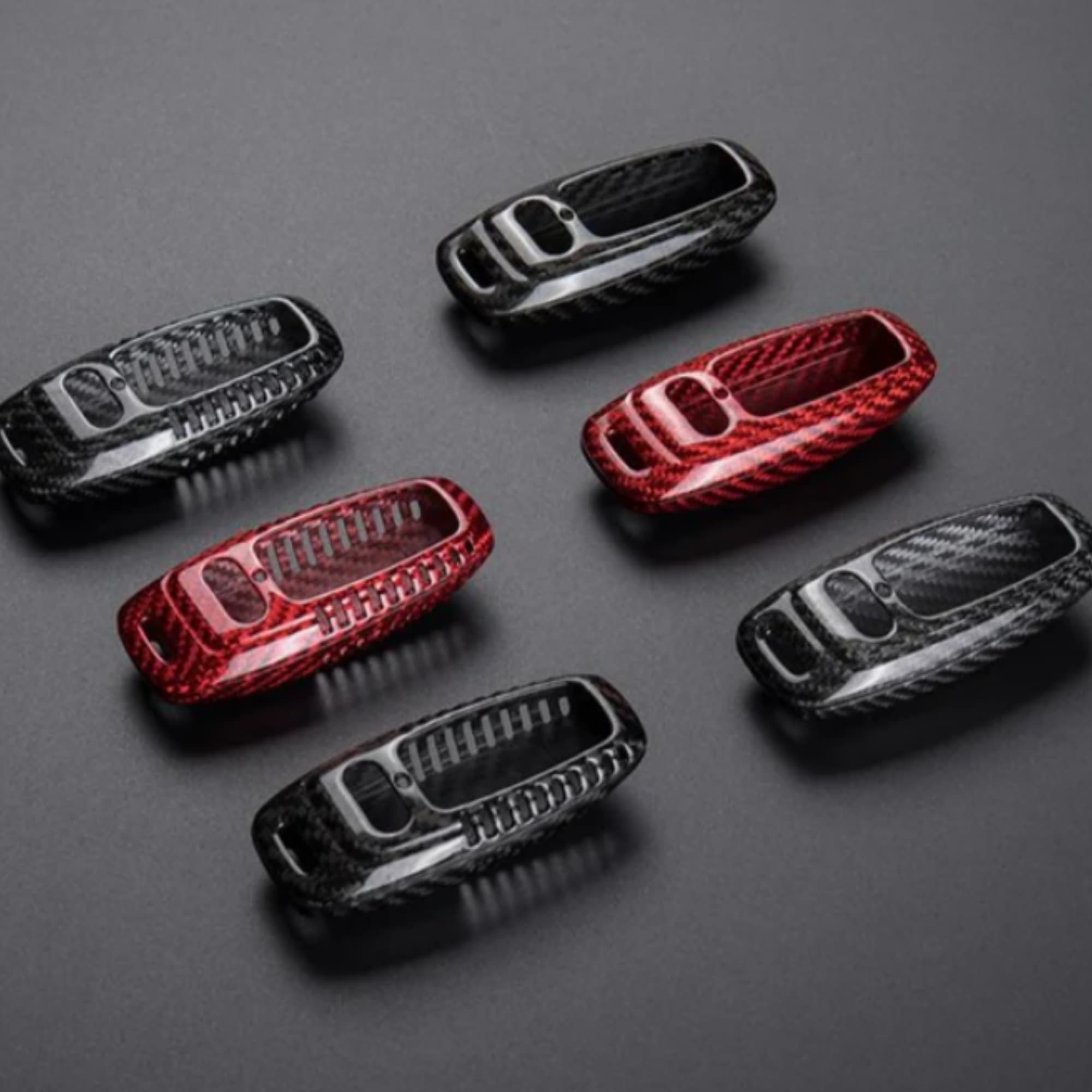 Audi Key Cover – Carbon Fiber Key Fob Case | Style C - Jonparts