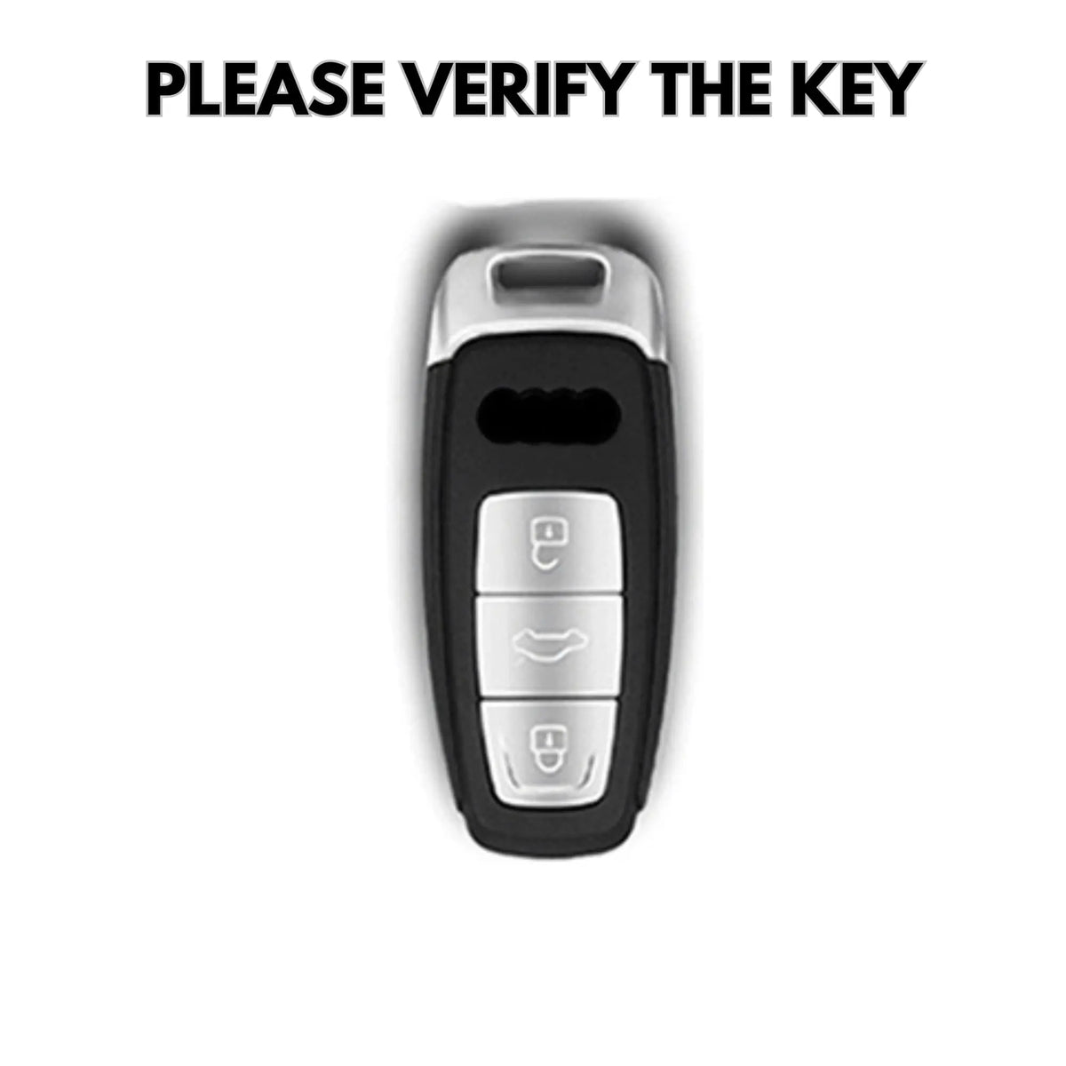 Audi carbon fiber key fob cover, view 4