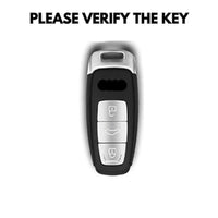 Audi carbon fiber key fob cover, view 4