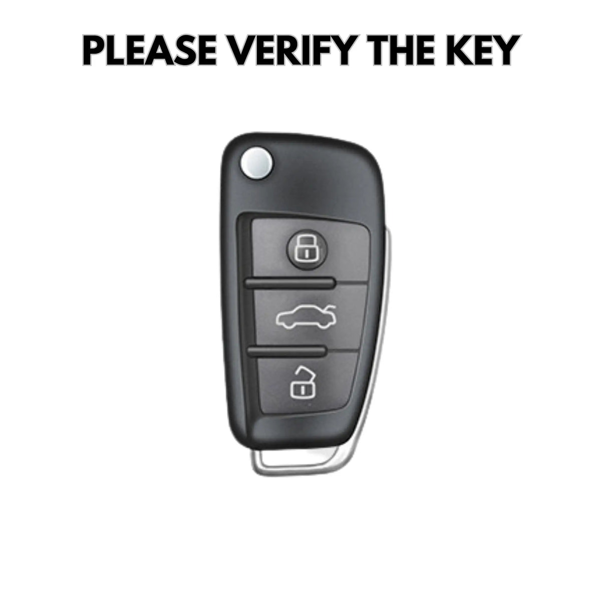 Audi carbon fiber key fob cover, view 4