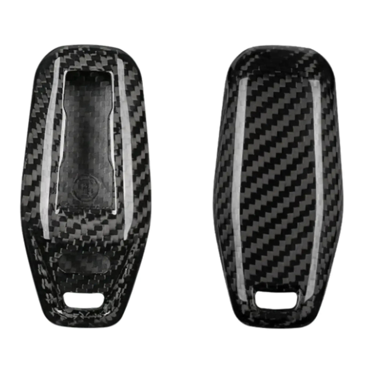 Audi carbon fiber key fob cover, view 5