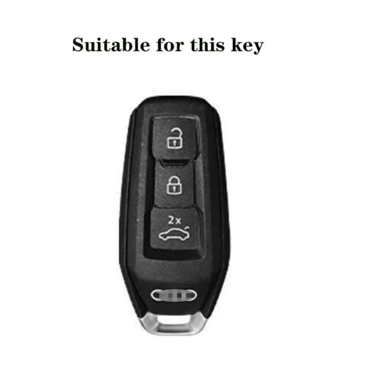 Audi carbon fiber key fob cover, view 4
