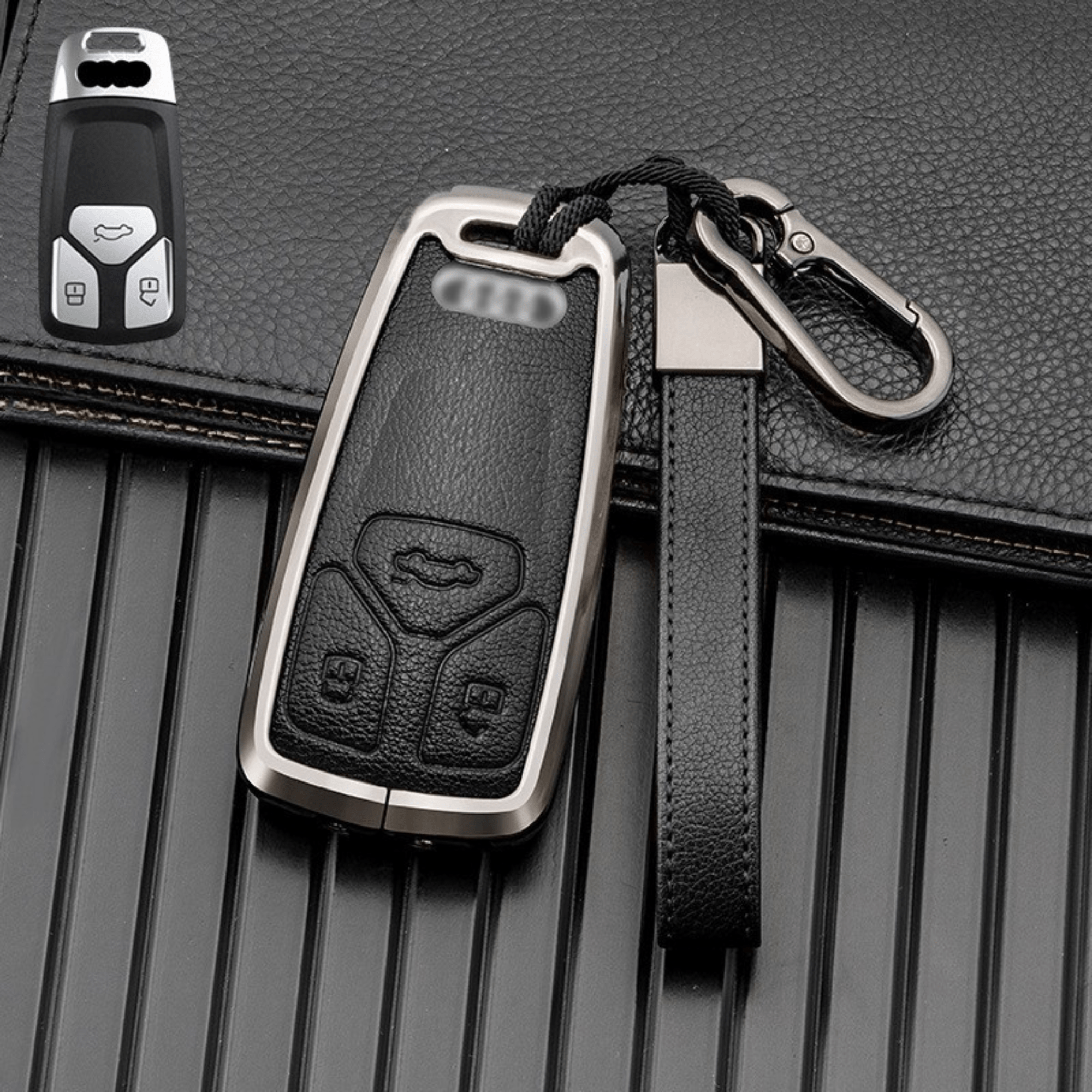 Audi Key Cover Case – Full Metal Zinc Alloy Shell | B TYPE - Jonparts