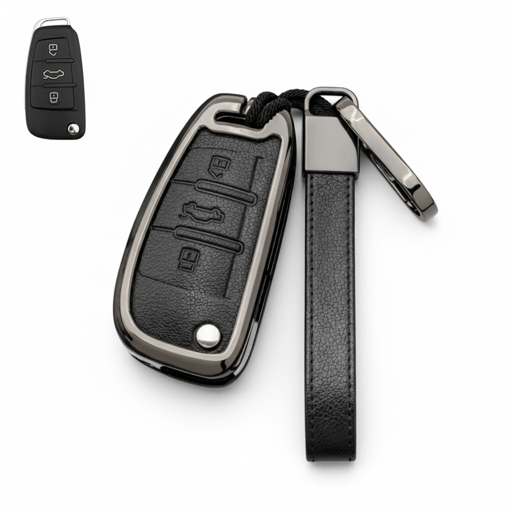 Audi Key Cover Case – Full Metal Zinc Alloy Shell | C TYPE - Jonparts