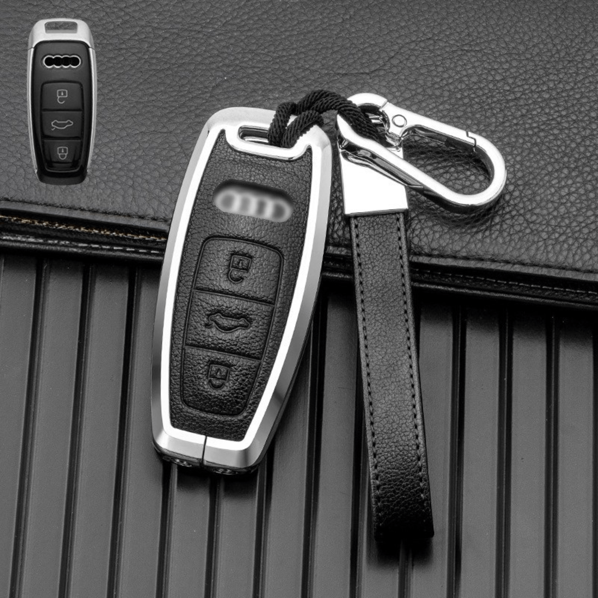 Audi Key Cover Case – Full Metal Zinc Alloy Shell | D TYPE - Jonparts