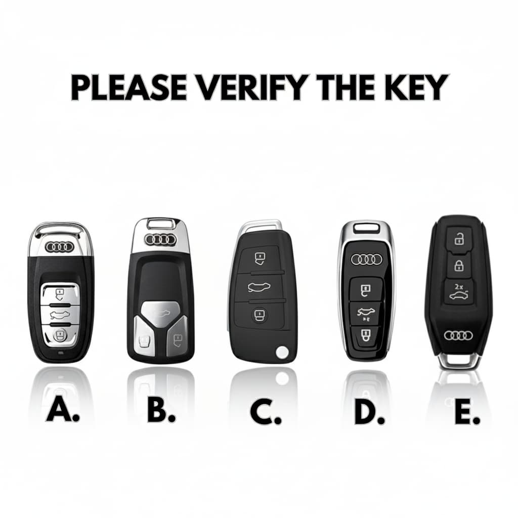 Audi Key Cover - Alcantara (Suede)