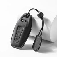 Audi Alcantara suede key fob cover, view 4