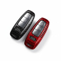 Audi carbon fiber key fob cover, view 4