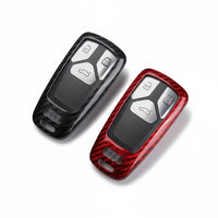 Audi carbon fiber key fob cover, view 6