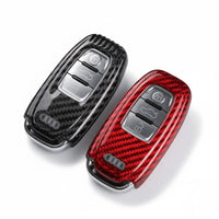 Audi key fob cover in carbon fiber