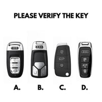 Audi leather key fob cover, view 3