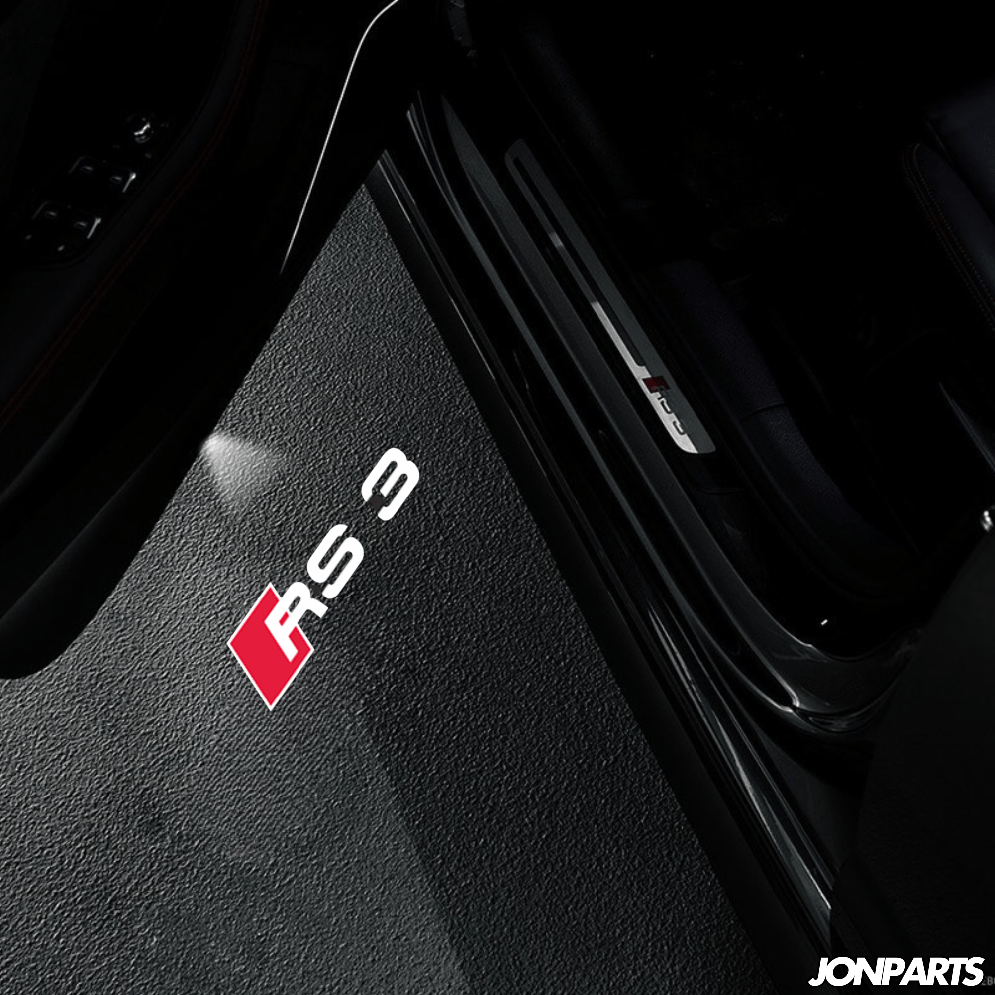 Audi LED Door Logo Projectors – HD Puddle Lights for RS3 2005 - 2024 - Jonparts