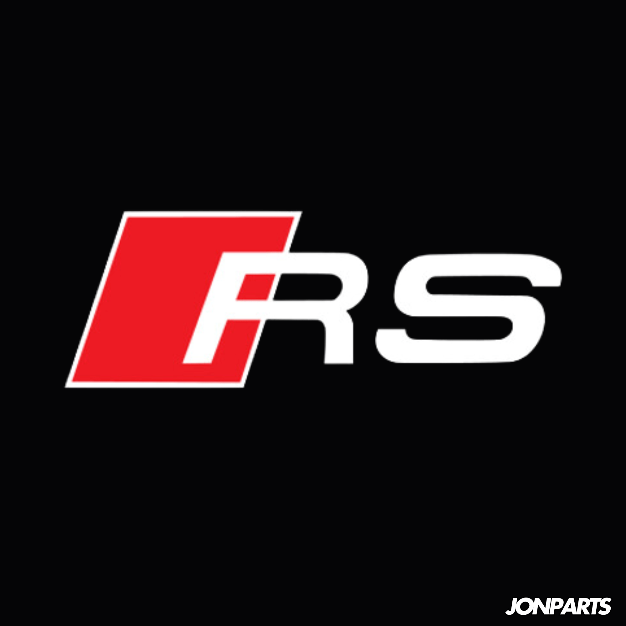 Audi RS puddle light projector LED logo