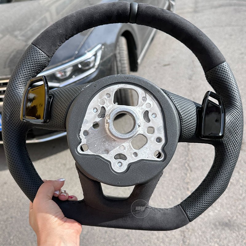 AUDI STEERING WHEEL | FLAT - BOTTOM | ALCANTARA - Jonparts