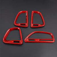 Dodge carbon fiber air vent cover, view 3