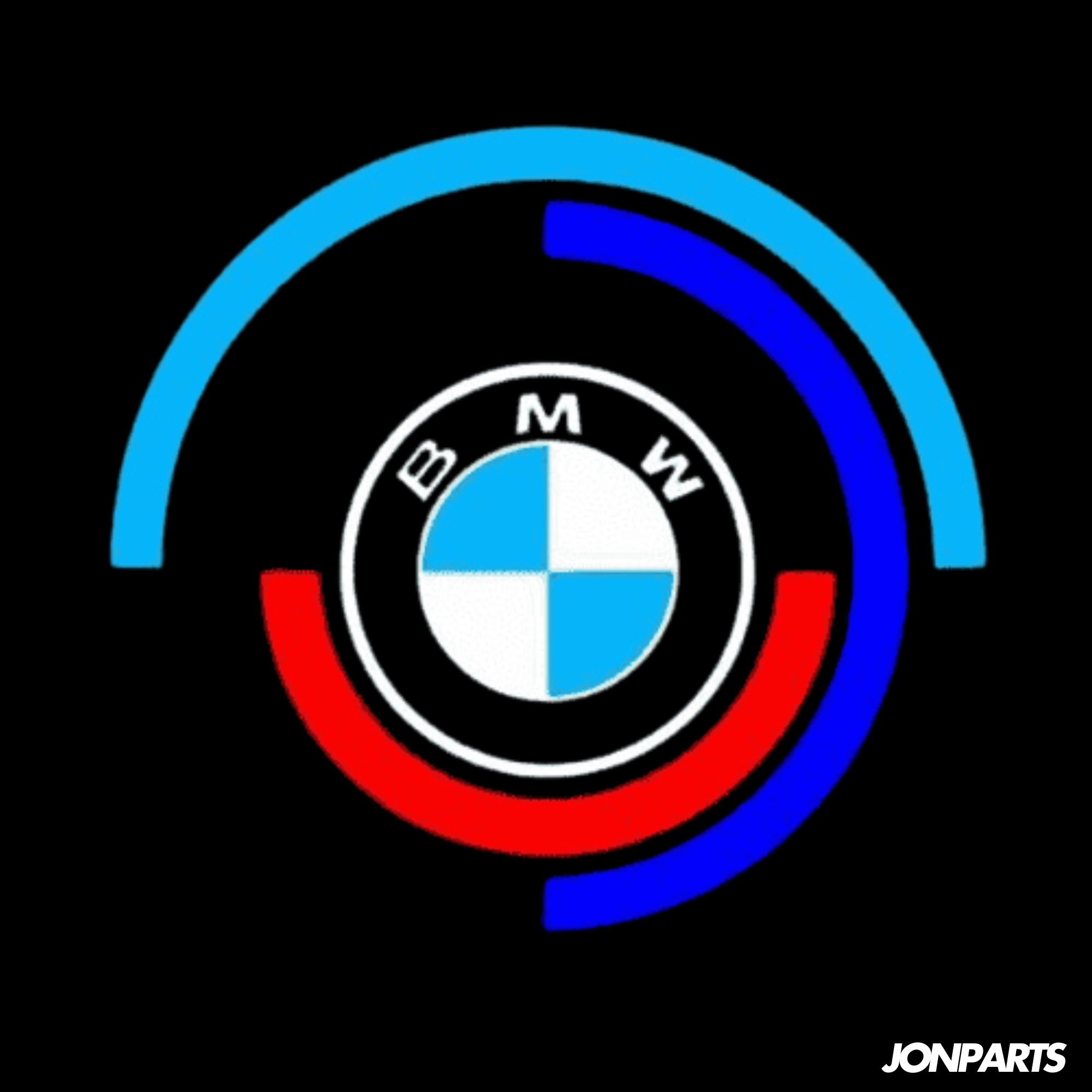 BMW puddle lights with 50th year anniversary logo – LED door projectors