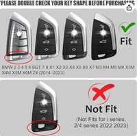 BMW carbon fiber key fob cover, view 7