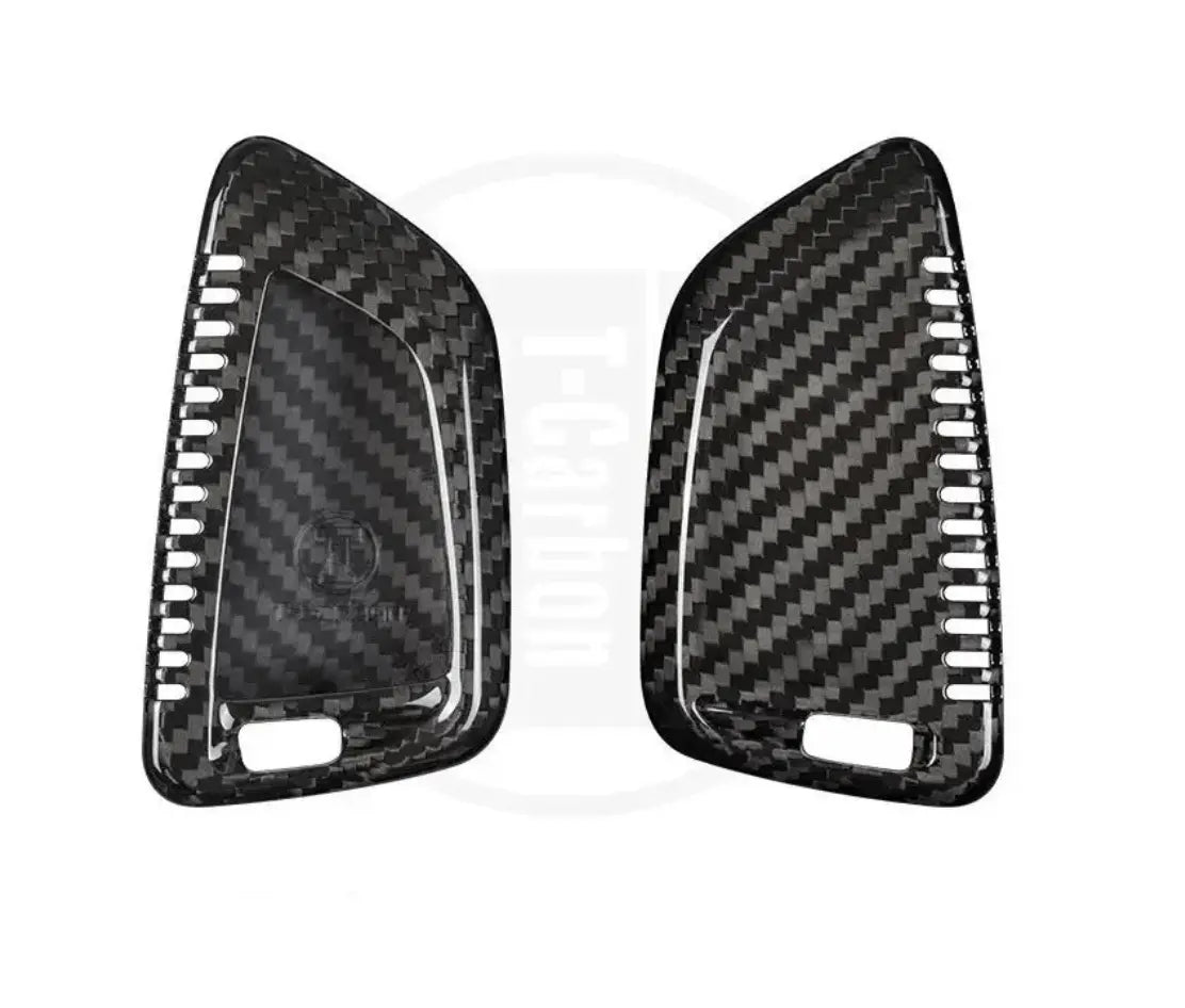 BMW carbon fiber key fob cover, view 9