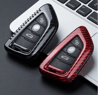 BMW carbon fiber key fob cover, view 3
