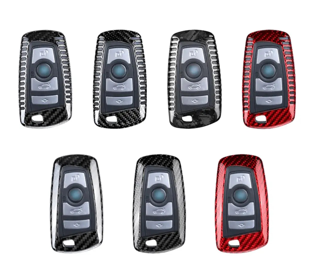 BMW carbon fiber key fob cover, view 7