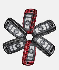 BMW carbon fiber key fob cover, view 6
