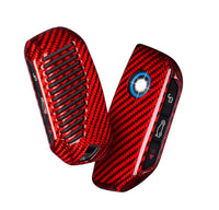 BMW carbon fiber key fob cover, view 11