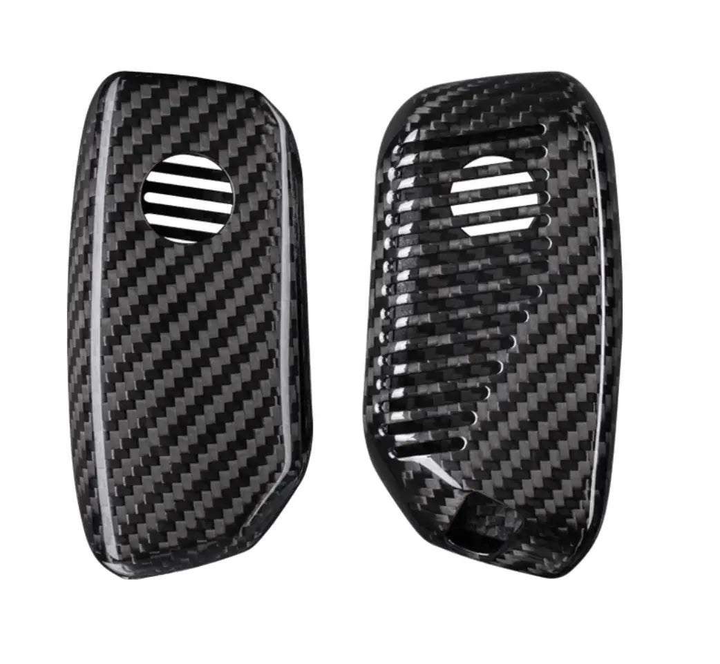 BMW carbon fiber key fob cover, view 7