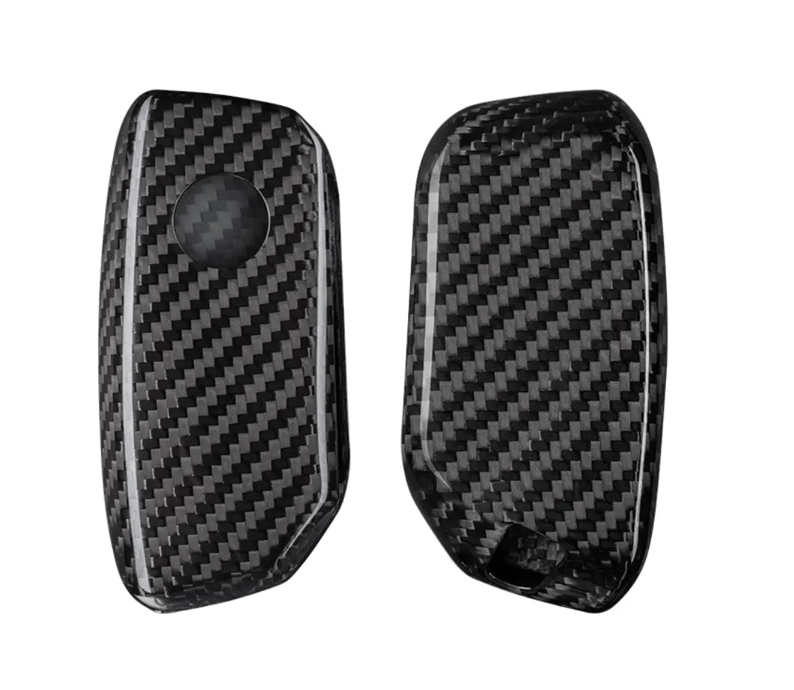 BMW key fob cover in carbon fiber - D Type