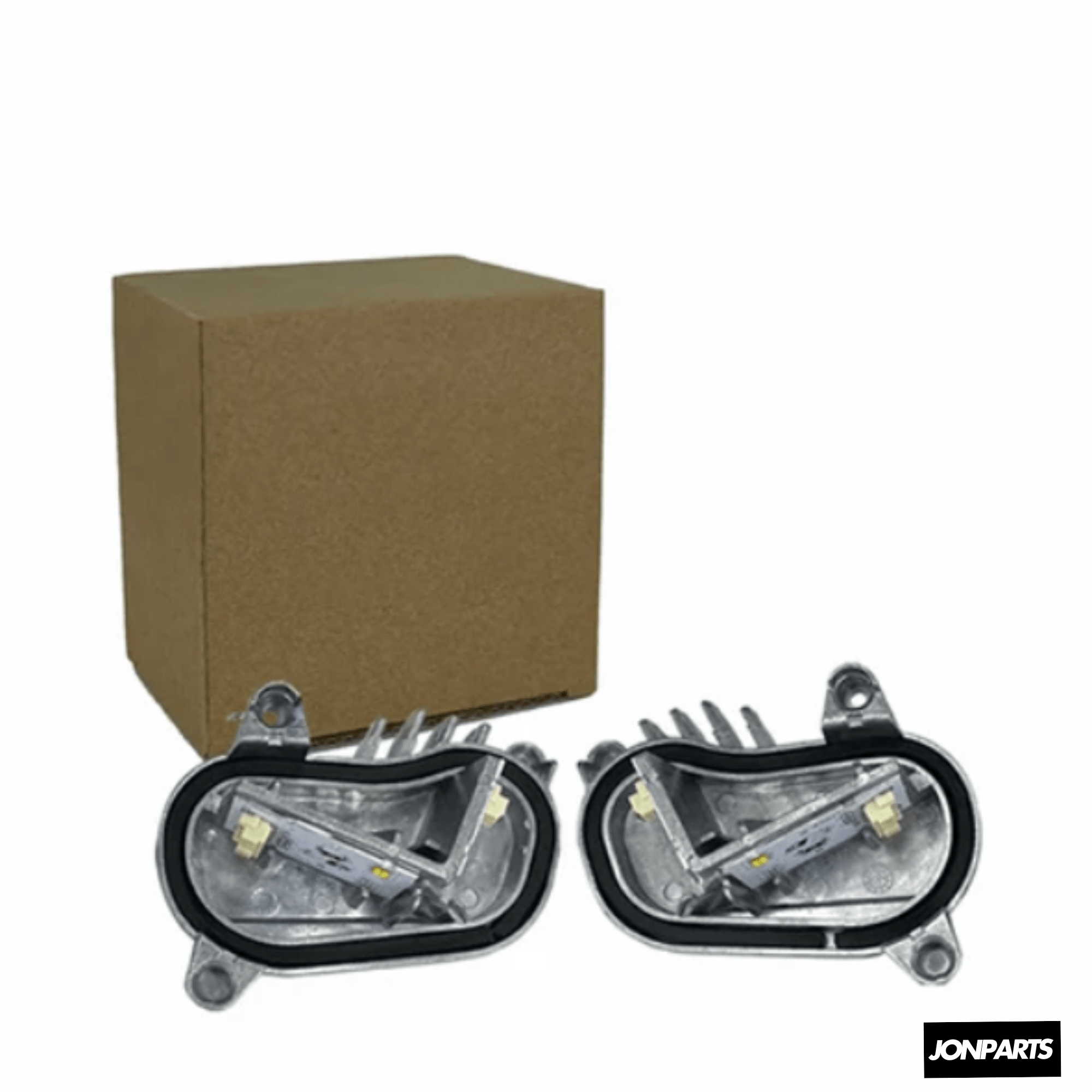 BMW F30 CSL yellow DRL LED module kit, featuring plug-and-play installation for easy customization of 3 Series headlights.