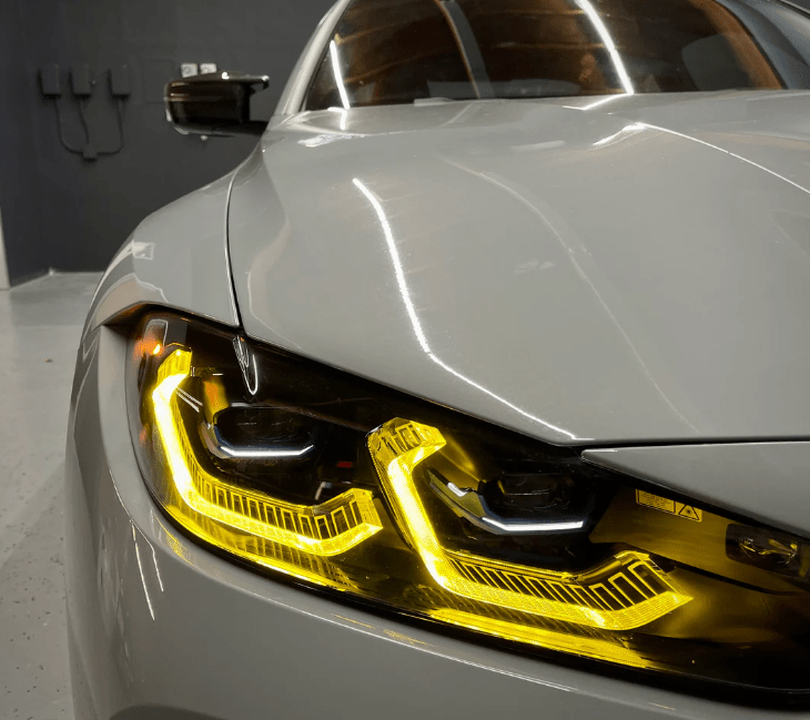 BMW G8X G80 M3 G82 M4 G22 4 Series CSL Yellow Headlight DRL Module Upgrade (2021 - 2024 Laser & Non Laser LED) - Jonparts