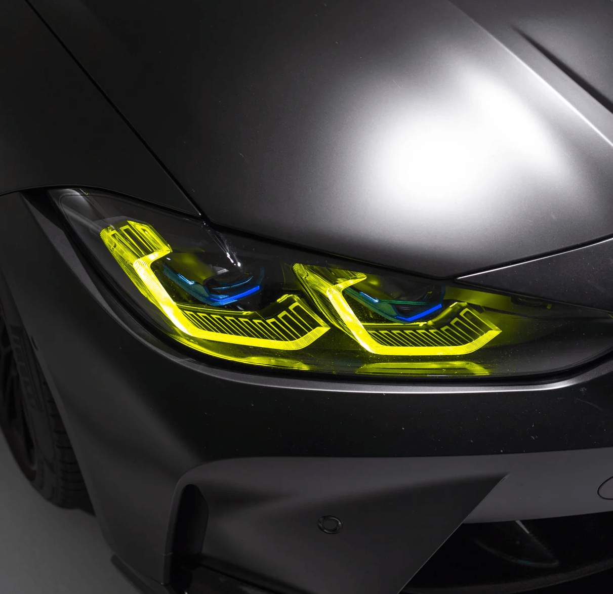 BMW G8X G80 M3 G82 M4 G22 4 Series CSL Yellow Headlight DRL Module Upgrade (2021 - 2024 Laser & Non Laser LED) - Jonparts