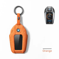 BMW Alcantara suede key fob cover, view 4