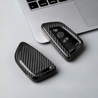 BMW carbon fiber key fob cover, view 4