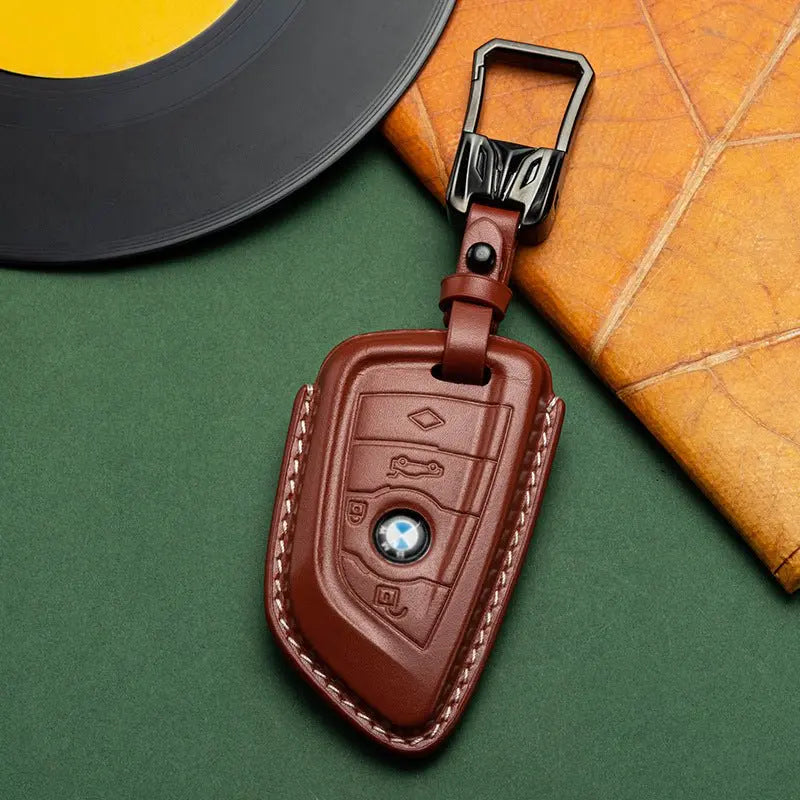BMW leather key fob cover, view 12