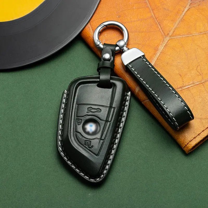 BMW leather key fob cover, view 18