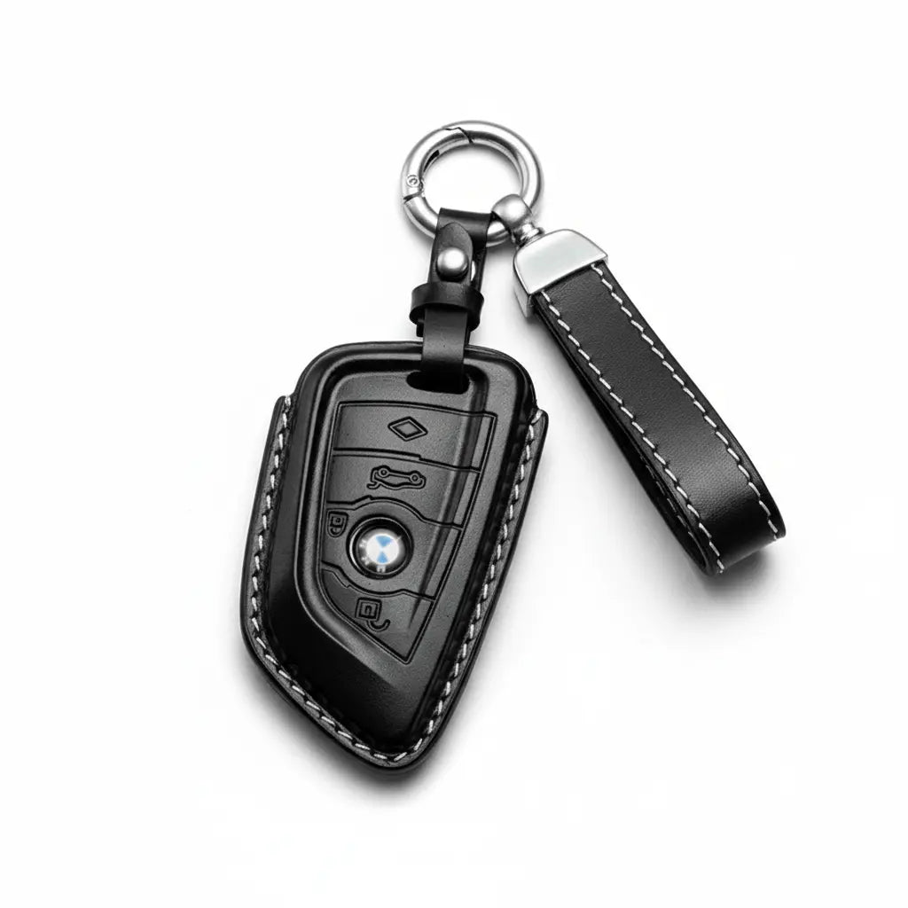 BMW key fob cover in leather