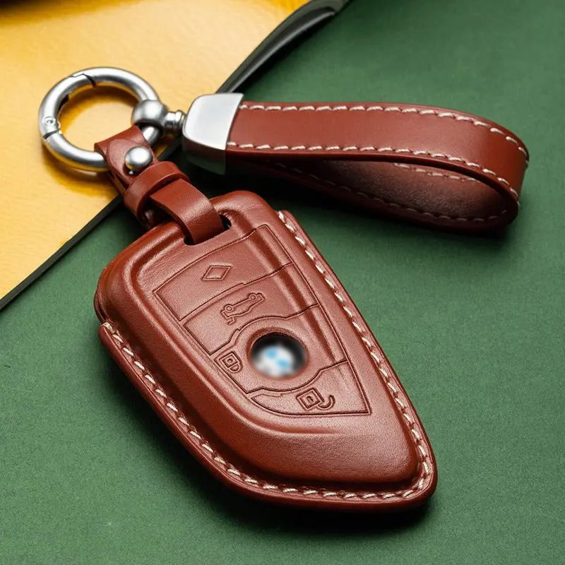 BMW leather key fob cover, view 8