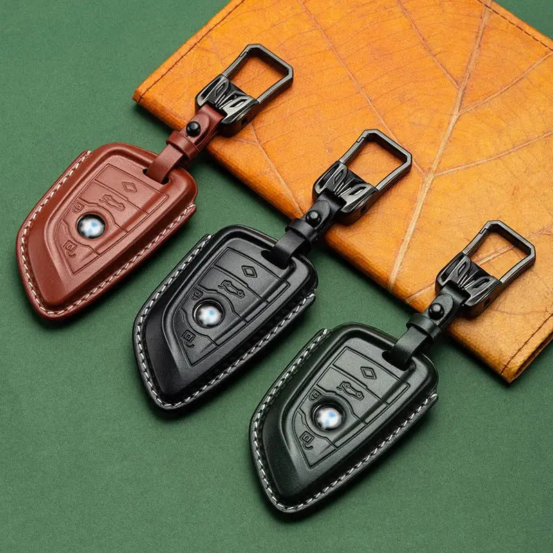 BMW leather key fob cover, view 9