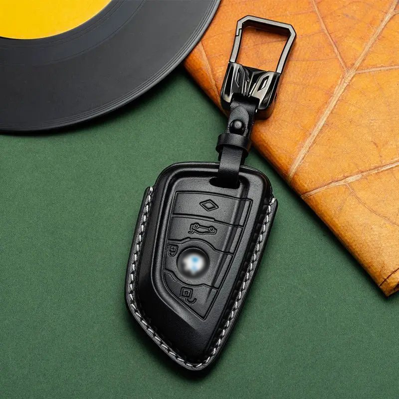 BMW leather key fob cover, view 11