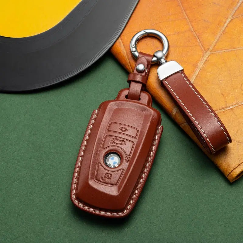 BMW leather key fob cover, view 26