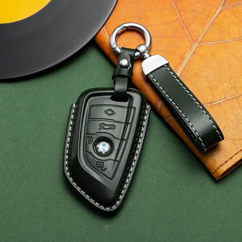 BMW leather key fob cover, view 7